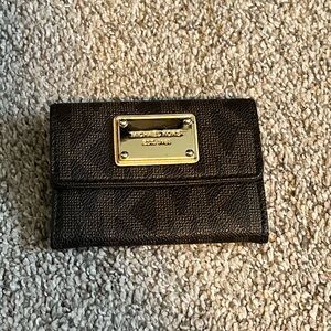 Brown Michael Kors small wallet